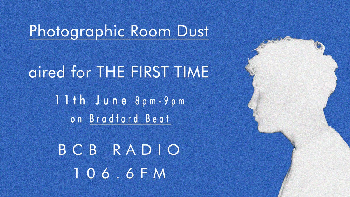 TerraFinMusic's tweet photo. This is tomorrow 🐦

The station broadcasts on 106.6FM and also online:
https://t.co/RVUDMSwd77
Shortly after, find the show here: https://t.co/sWLuEz0wT6
More about the EP:
https://t.co/u6ivbs0mVT

#BradfordBeat #SimonAshberry #BCBRadio #PhotographicRoomDust #JonasLapinasMusic https://t.co/M1BmQ4c5bb