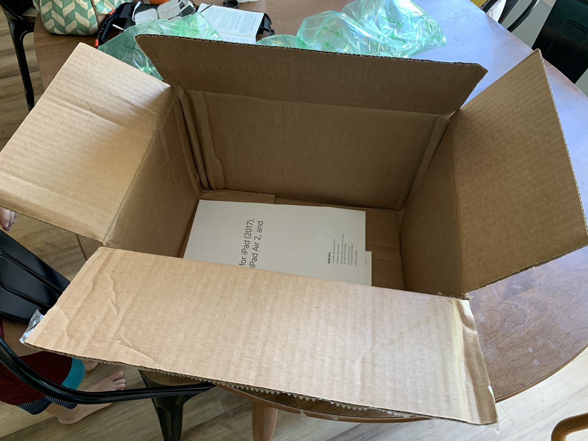 KeithElliott28's tweet photo. @Square please explain why you shipped an entire carton and bubble wrap for only 2 sheets of paper. #wasteful https://t.co/30yrswfRze