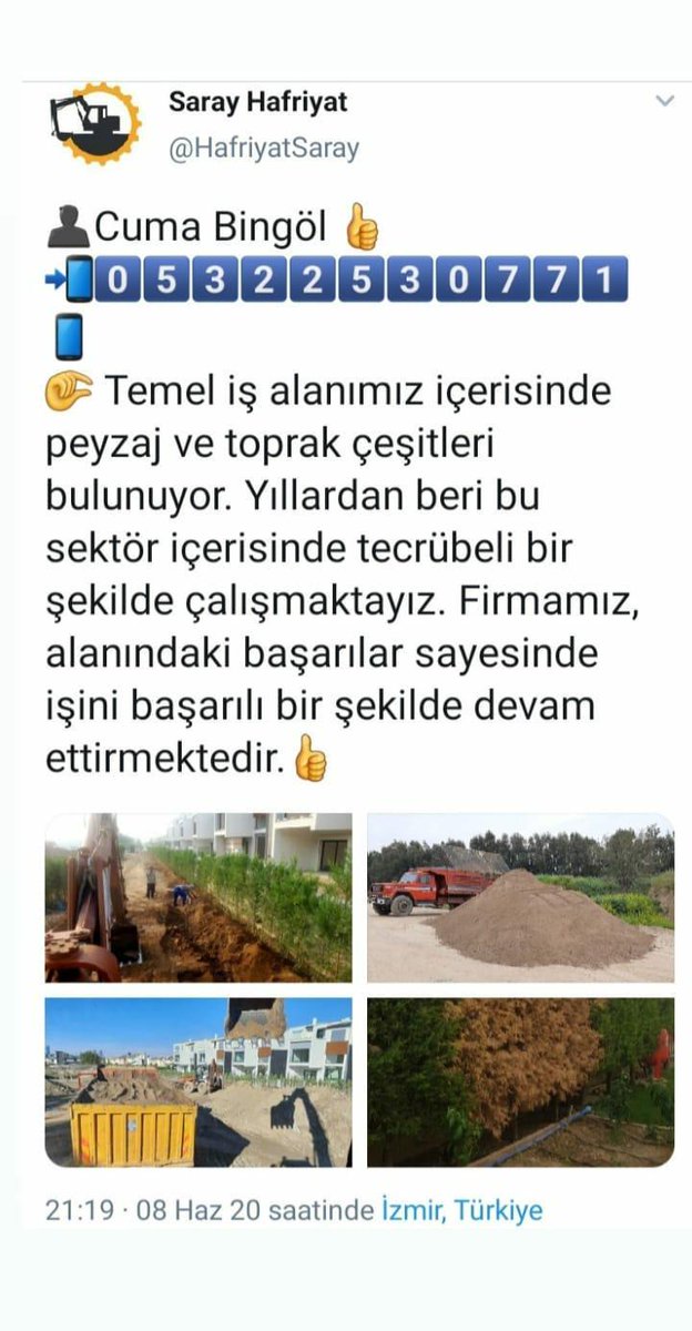 #izmir #insaat #hafriyat #peyzaj #bina #yikim #çevre #duzenleme #toprak #satis #saray #sarayhafriyat #bornova