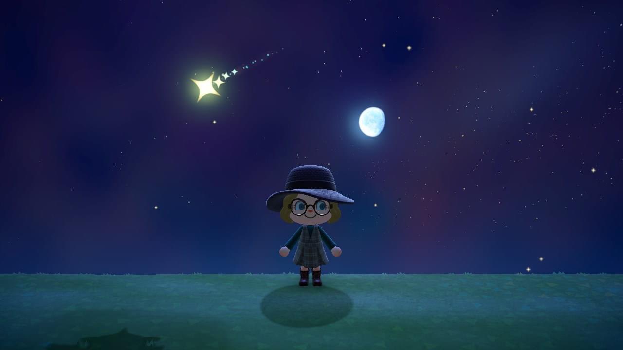 Shannon ACNH on Twitter "FINALLY!! Saw my first shooting stars tonight