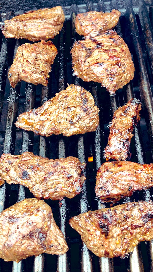 Souseman's tweet photo. Itβs that time again #SummerGrillin #SteakTips πππ https://t.co/yC7XgOPPzS