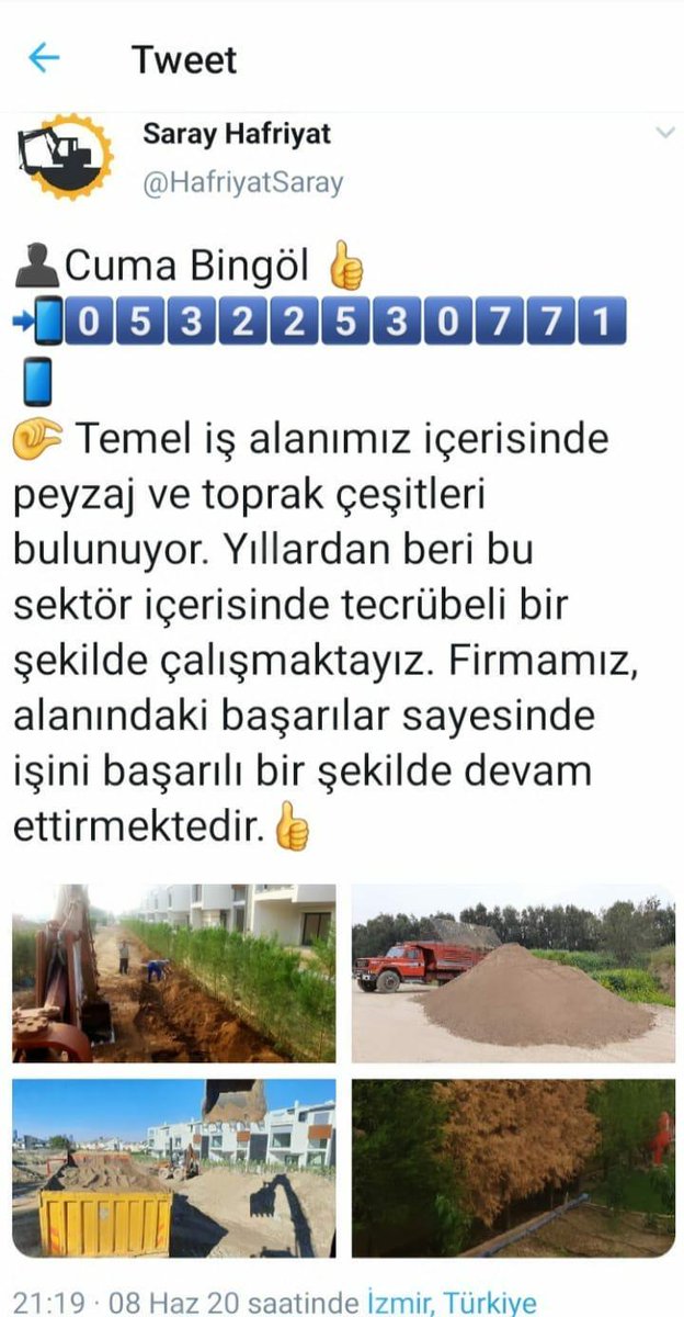 #izmir #insaat #hafriyat #peyzaj #bina #yikim #çevre #duzenleme #toprak #satis #saray #sarayhafriyat #bornova