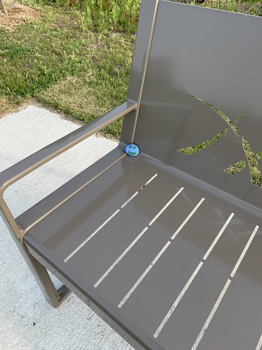 Came across this on my walk tonight.  Thank you for the smile! #paintedrock #mademesmile