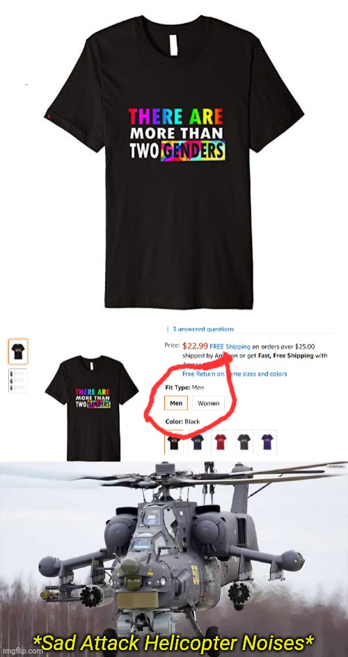 RationalEtienne's tweet photo. @elonmusk When you sexually identify as an Attack Helicopter.

#DefundAmazon https://t.co/hU8COa9B0F