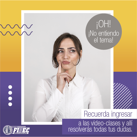 virtualfitec's tweet photo. ¡Oh, no entiendo el tema! 😔

𝗥𝗘𝗖𝗨𝗘𝗥𝗗𝗔: En las video-clases puedes aclarar todas las dudas que tengas e interactuar con tu #Profesor y #compañeros. 📲

"No puedes estudiar el mismo día del examen y esperar dar lo mejor de ti."
Charmaine J. Forde. 🤩🤩 https://t.co/bxcadnwgOM