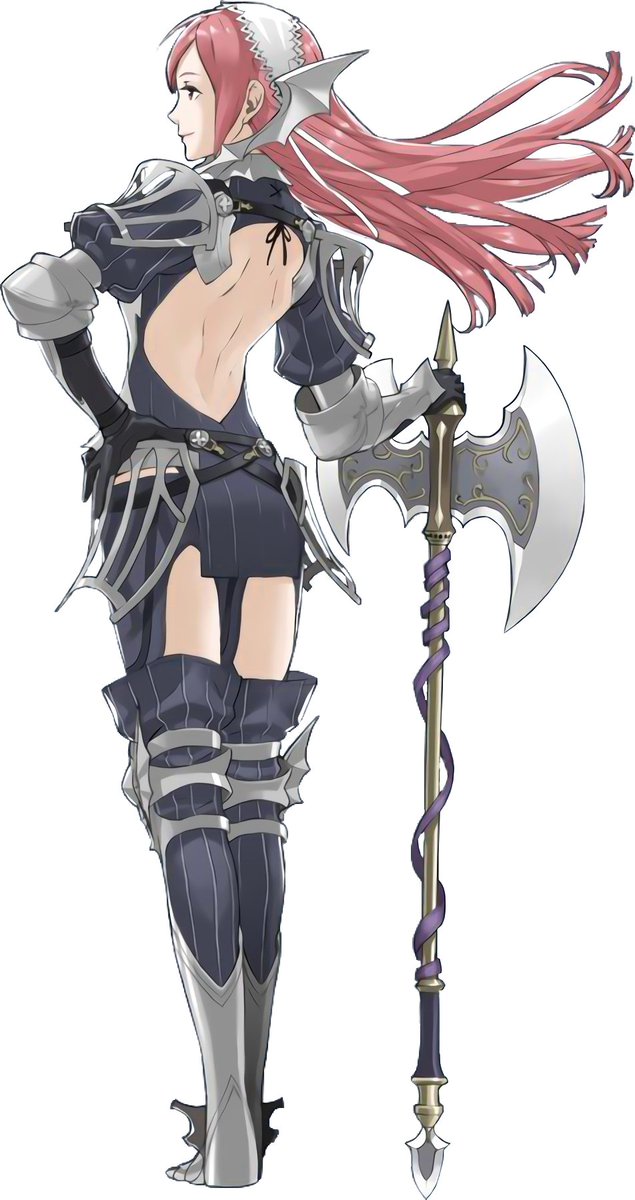 canyouseeback's tweet photo. You can see Cherche's back in Fire Emblem Awakening, Fire Emblem Heroes, and the Fire Emblem Cipher. (She is also the profile pic and the start of my particular interest) https://t.co/3WpWy6t1KL