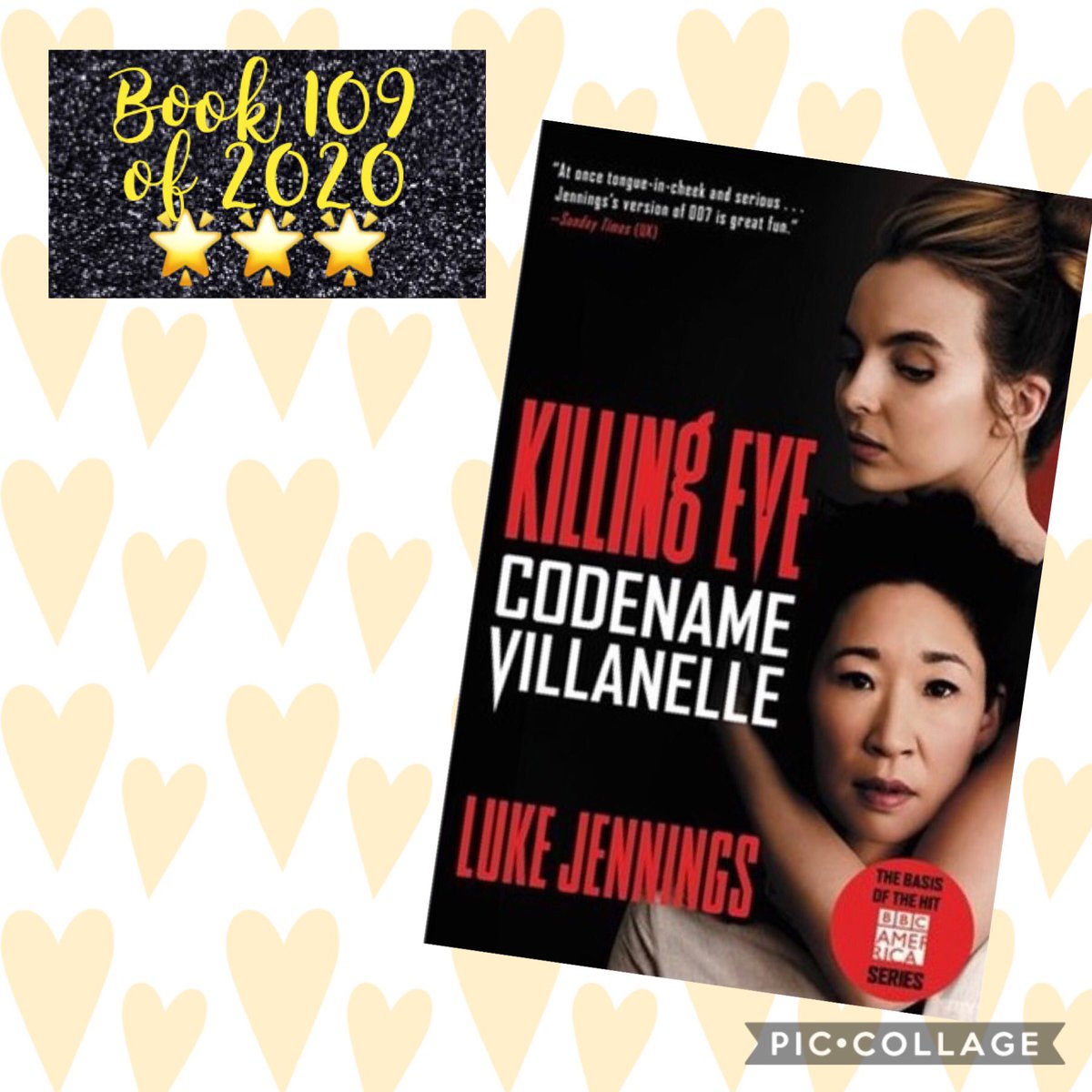 Colleen_Quinn's tweet photo. Book 3 - Codename Villanelle (Killing Eve #1) by Luke Jennings. #MakeYourMythTaker @MythTakeReads #Pirate #DarkCover (DNF’d The Land of Yesterday). #BeattheBacklist @BeatTheBacklist #Book28 https://t.co/wkXlvsCTfq