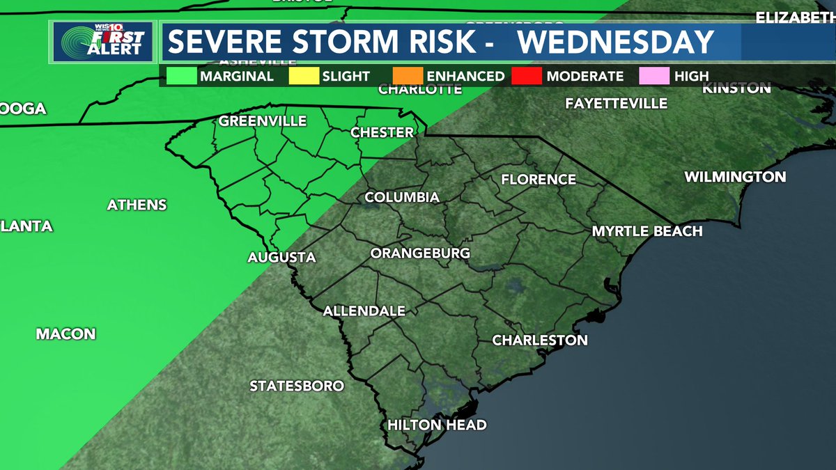 There's a chance of SEVERE WEATHER tonight and tomorrow! ⛈ Check the