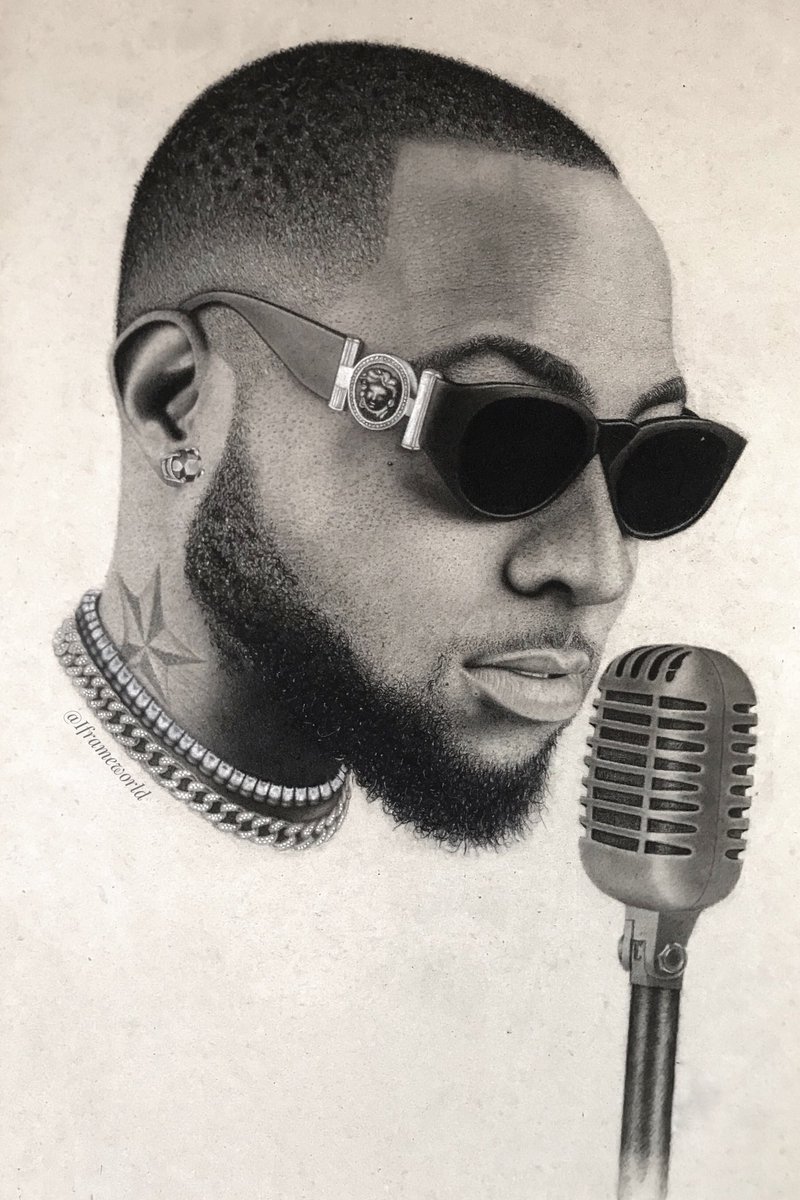 iframeworld's tweet image. Pencil on hard board paper, please retweet until ⁦@davido⁩ sees this.