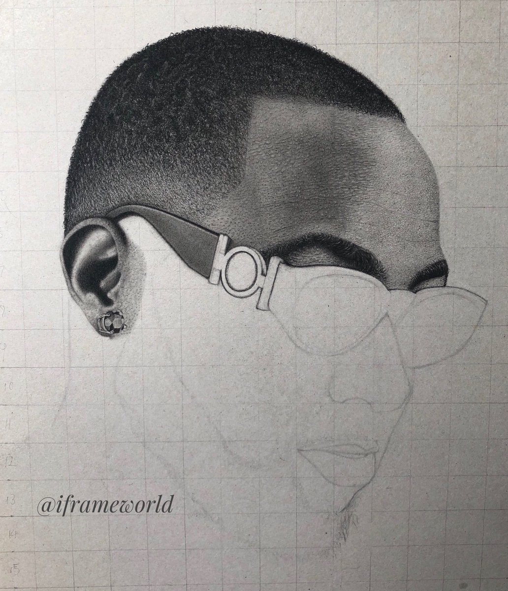 iframeworld's tweet image. Pencil on hard board paper, please retweet until ⁦@davido⁩ sees this.