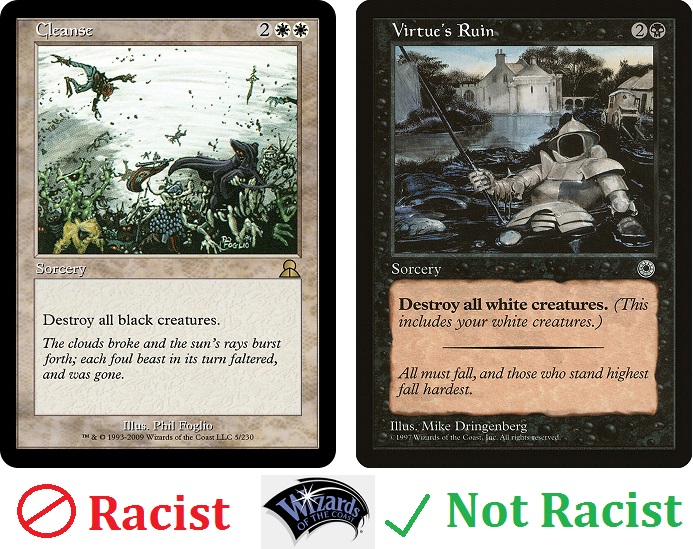 Wotc Bans Cards For Racism Page 2
