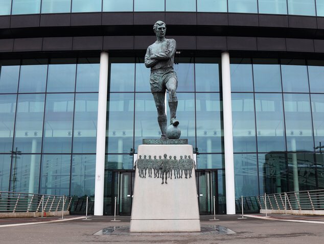 thegouldy's tweet image. Shocking to think there’s still a statue of a jewel thief outside our national stadium #pullitdown