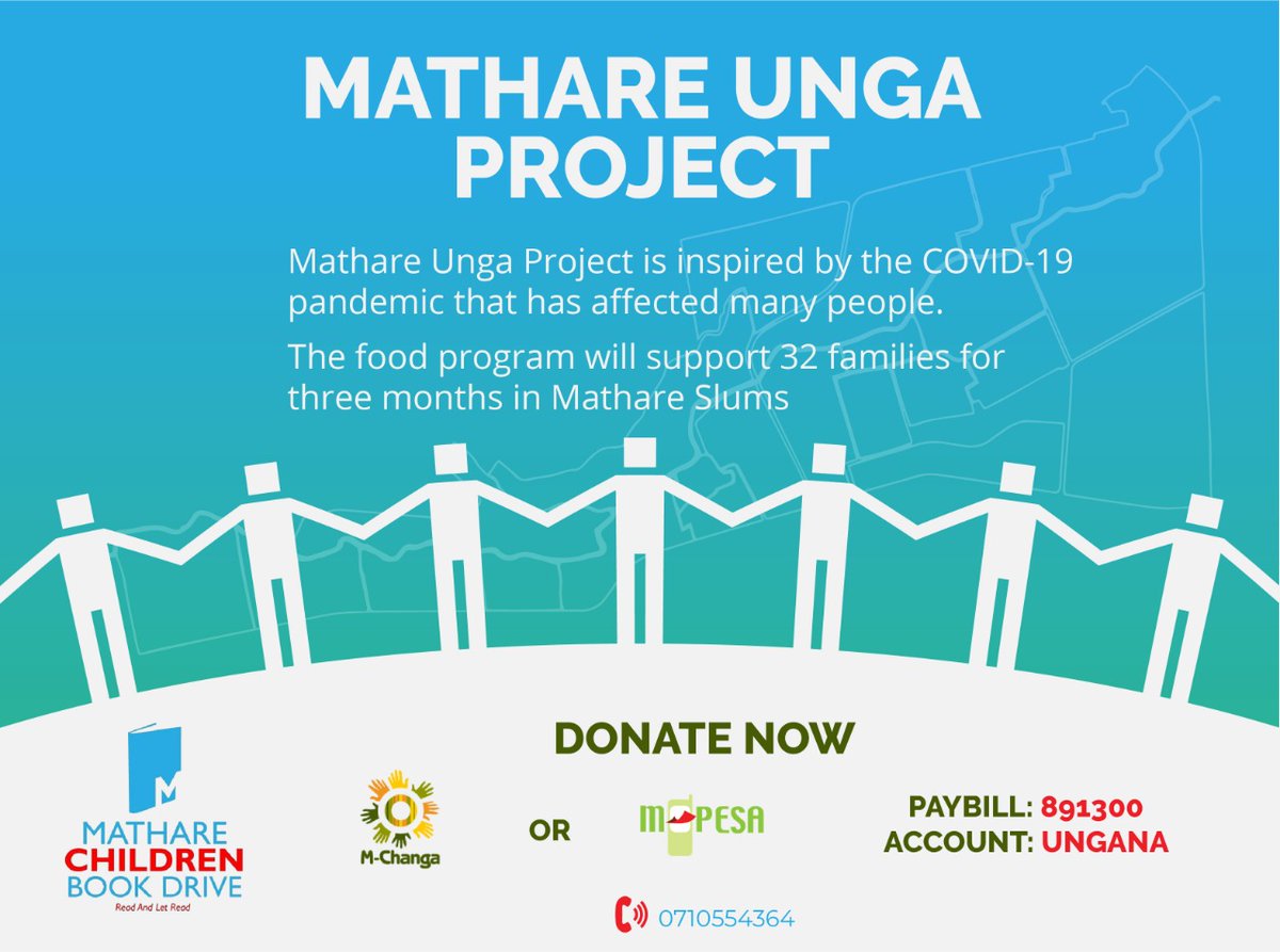 The Covid 19 pandemic has affected many people in Kenya and the world.This is a platform to support some of the most vulnerable families in Mathare slums with food. #MathareUngaProject