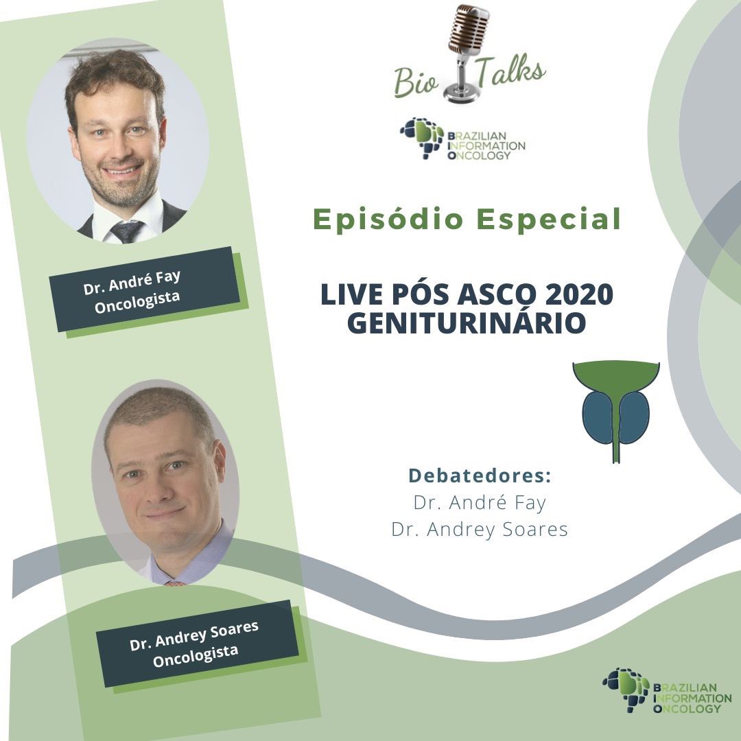 BIO - Brazilian Information Oncology (@oncologybio) on Twitter photo 🎙Nesse episódio especial do BIO talks, Dr. André Fay e Dr. Andrey Soares, discutem as novidades apresentadas no ASCO 2020 sobre Tumores Geniturinários.
🔎 anchor.fm/fernando-monte…
<a href="/SoaresAndrey/">Andrey Soares</a> <a href="/DrAndreFay/">André P. Fay</a> <a href="/fsabino_onco/">Fernando Sabino, MD, PhD</a> <a href="/asasse/">Andre Sasse</a> <a href="/igorpmorbeck/">Igor Morbeck</a> <a href="/adrigons/">ADRIANO G. e SILVA</a> @SpotifyBR 🎙Nesse episódio especial do BIO talks, Dr. André Fay e Dr. Andrey Soares, discutem as novidades apresentadas no ASCO 2020 sobre Tumores Geniturinários.
🔎 anchor.fm/fernando-monte…
<a href="/SoaresAndrey/">Andrey Soares</a> <a href="/DrAndreFay/">André P. Fay</a> <a href="/fsabino_onco/">Fernando Sabino, MD, PhD</a> <a href="/asasse/">Andre Sasse</a> <a href="/igorpmorbeck/">Igor Morbeck</a> <a href="/adrigons/">ADRIANO G. e SILVA</a> @SpotifyBR