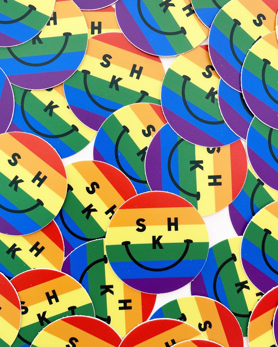 SweetHartTO's tweet image. HAPPY PRIDE MONTH 🏳️‍🌈 
We’re going to be including one of these little 🌈 stickers with every order! #loveislove