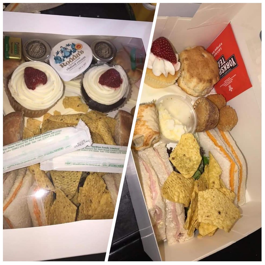 L6Centre's tweet photo. We are now doing afternoon teas delivered to your door or pick up from the centre prices are £10 for box for one person and £15 for box for two people there is a charge of £2.50 for delivery we can deliver Monday - Friday 10am - 5pm .

By buying from us your supporting @L6Centre https://t.co/n1LN4btWBt