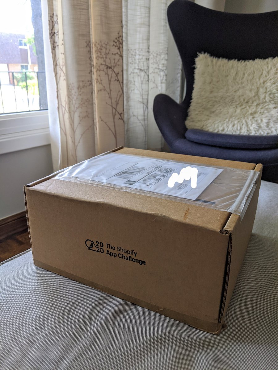 _Sshao's tweet photo. Thrilled to receive swags from @Shopify as the participation of  #ShopifyAppChallenge. So much fun from app ideate, prototype, development to submission. Credit goes to our team &amp; @ShopifyPartners, @ShopifyDevs, @jmwind to frame and build this tech product community &amp; event! 🚀🚀 https://t.co/CM8TrxgUiy