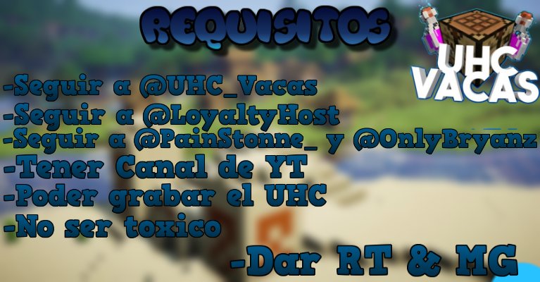 UHC_Vacas's tweet photo. UHC VACAS T2 (Requisitos)

Después de 2 años regresa esta serie de UHC creada por @PainStonne_.Esta temporada gracias a @OnlyBryanZ y @LoyaltyHost será posible el regreso de esta serie.

Que tendrá un scenario único en Minecraft Bedrock

En los comentarios

Dispositivo:

Nombre: https://t.co/mdtMmA9fQq