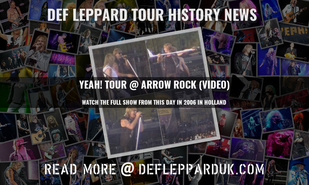 dltourhistory's tweet photo. Def Leppard News - 14 Years Ago #DEFLEPPARD Return To HOLLAND At #ArrowRock (Video) π³π±π¬π§
Def Leppard played a show in Lichtenvoorde, Holland during the YEAH! tour on this day in 2006 and....
https://t.co/MKtU4NWMGW https://t.co/VtlaB9ZrG2