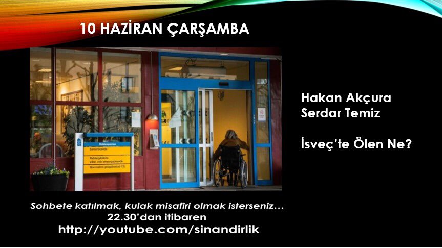 OpFl's tweet photo. 25 dakika sonra yayındayız.
#isveç #covid19 https://t.co/RYMJEuD7WZ