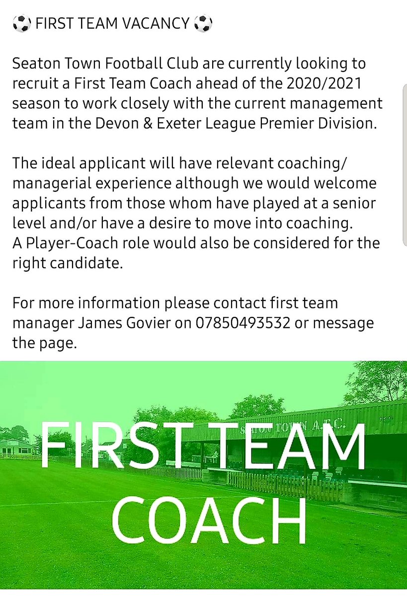 Seaton Town Football Club tweet media