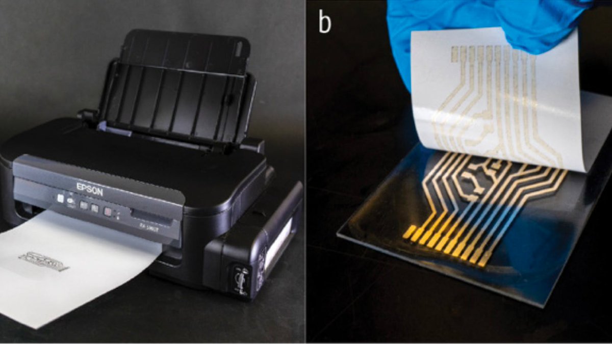 Print instant circuits from an inkjet with Silver Tape: bit.ly/3cBHCqn