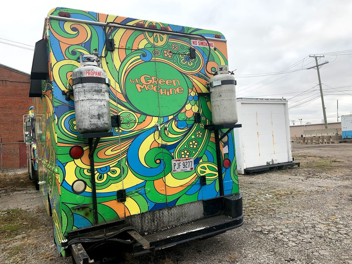 It is with a heavy heart that we announce we have sold The Green Machine. Sadly, all adventures must come to an end. Thanks for all the love and support these past 4 years! We will miss you. Please still come visit us at our beverage truck Hippie Sips . Keep on Truckin' ☮️