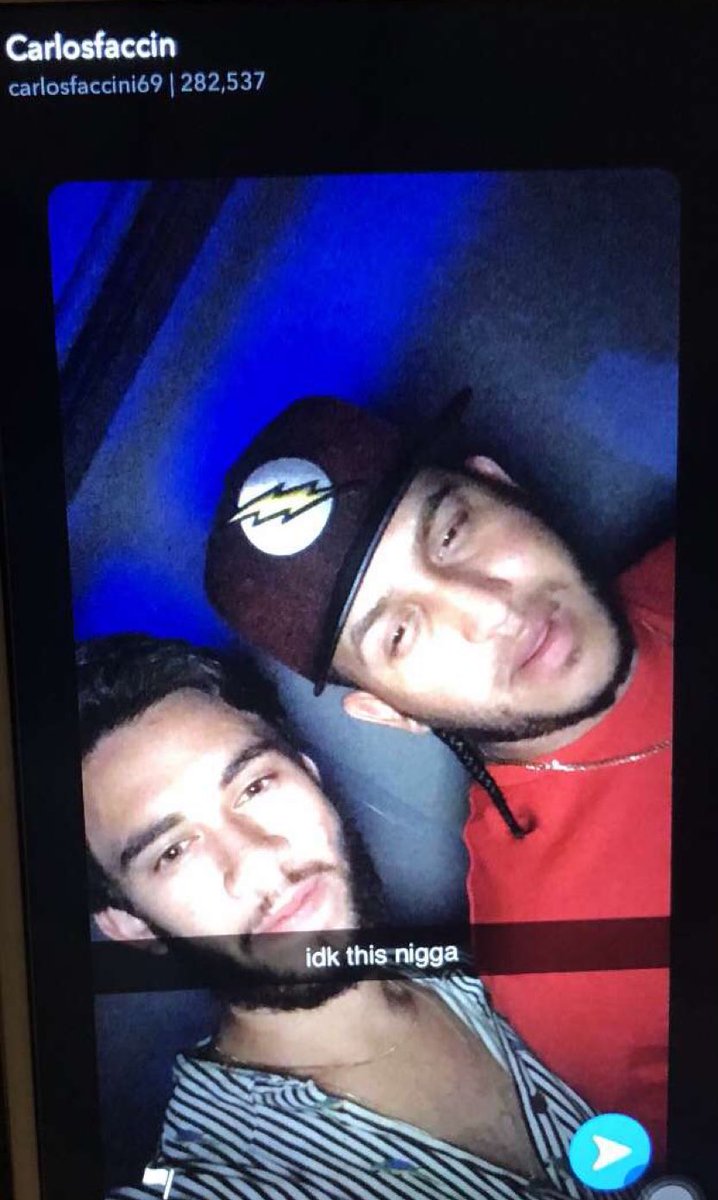 local_exposer69's tweet photo. According to the person who submitted these pics, this is a recurring segment on Carlos’s Snapchat stories where he posts a picture with a black person and captions it “idk this *****” 

Insta: @carlosfaccinn 
Twitter: @CarlosFaccin
Attends @UF, Cypress Bay grad https://t.co/MEpax2sops