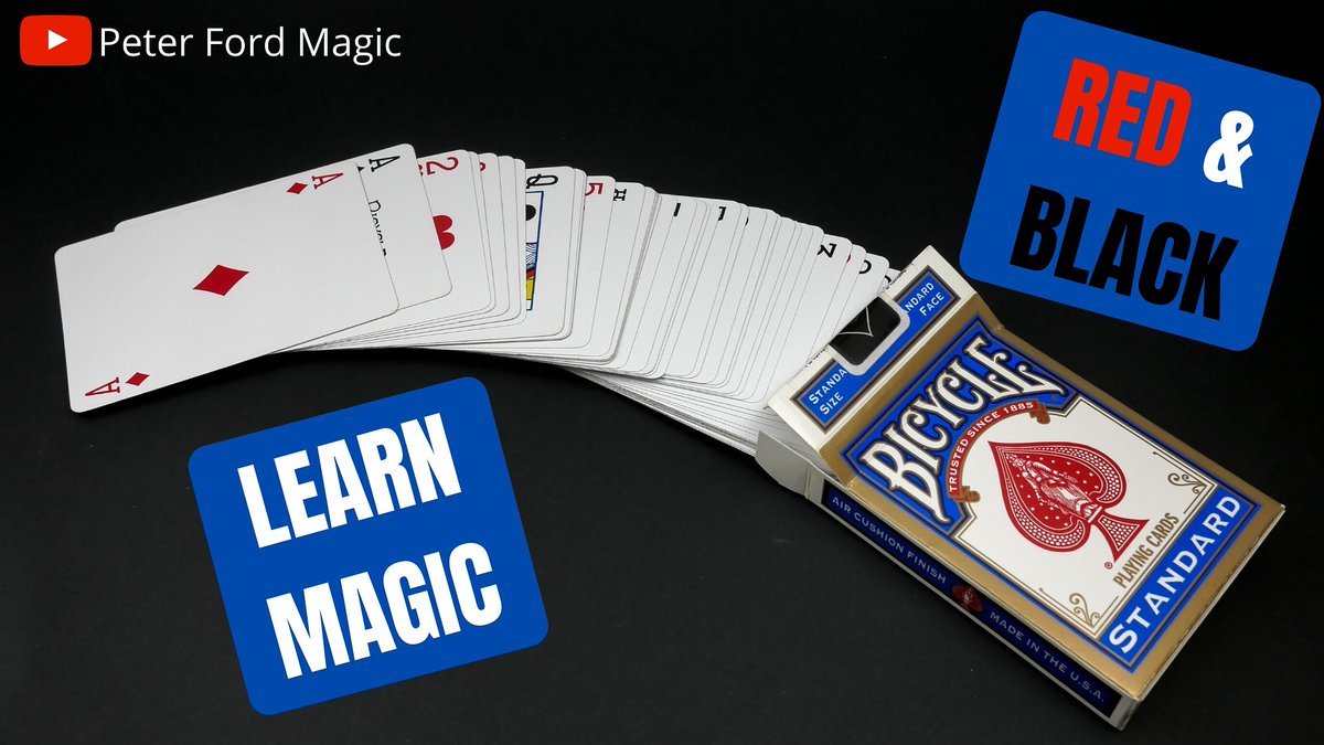 peterfordmagic's tweet photo. Check out the Amazing Red and Black Card Trick and Tutorial ♠️♥️♣️♦️ #magic #learnmagic
#magictutorial #cardmagic
#magiclesson #tutorial https://t.co/emv2bEmqlA https://t.co/2q1OOBUJZE