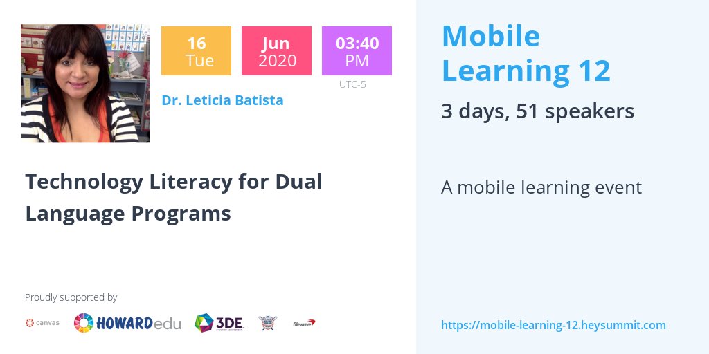 MsbatistaL's tweet photo. Are you looking for an early start on #summerPD. Hope you join @NEMCC_MLC_2020 June 15-17 . It’s not too late to sign up @GoldCoastCUE #caedchat #oxnardk8 #AppleEDUchat @OxnardSD #hespride #riostrongpk #cuechat #edchat #ellchat https://t.co/WstHPGWlhc