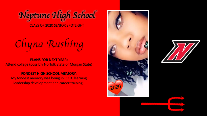 Spotlight on our Seniors......  #NJGrad2020