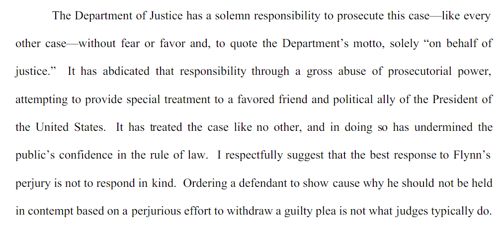 Gleeson wants Sullivan to sentence Flynn on the assumption of perjury, without giving Flynn a chance to defend himself on this charge.