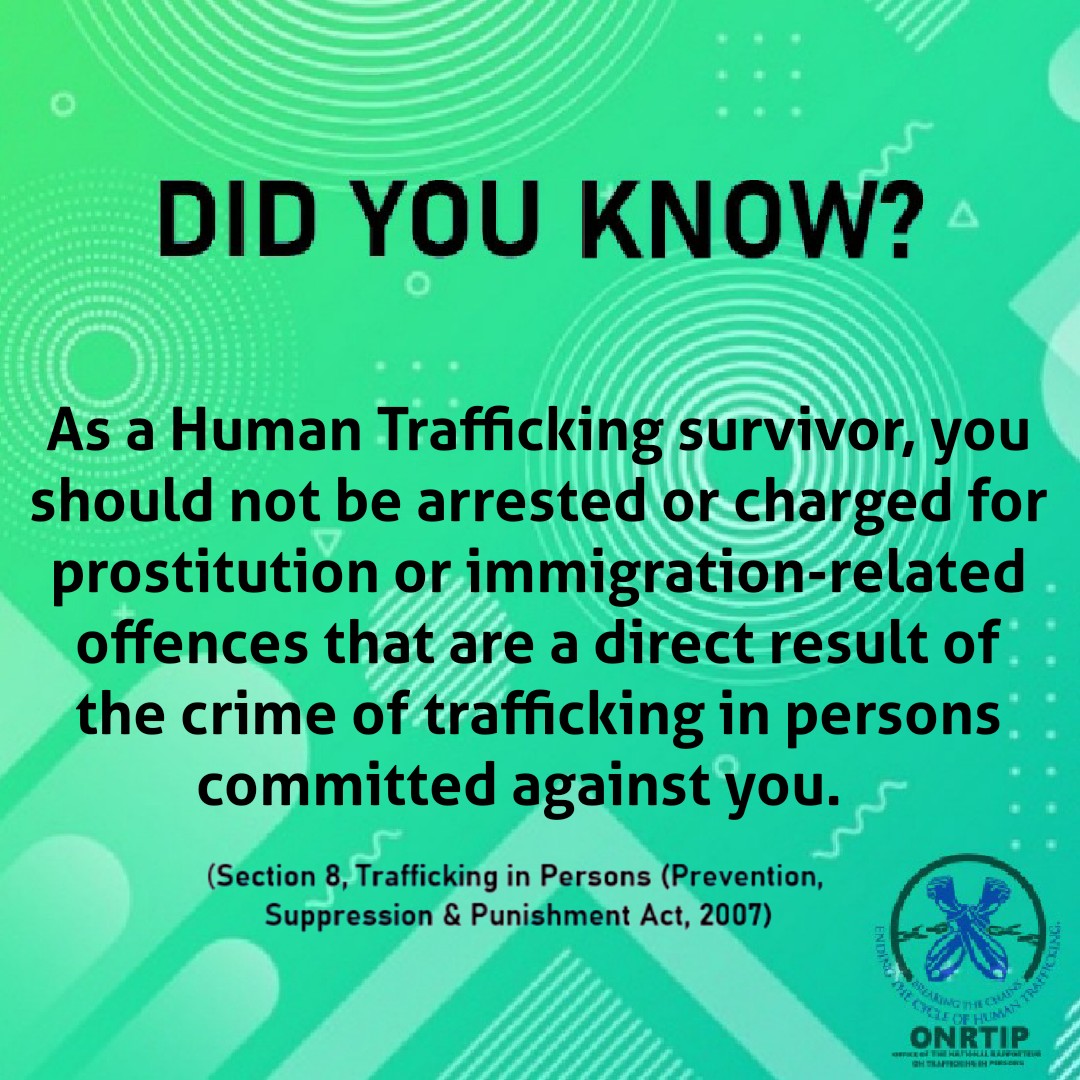 ONRTIPJamaica's tweet photo. As a human trafficking survivor you have rights! Do you know your rights?
#ONRTIP #TIP #Humantraffickingsurvivorshandbook #jamaica #stophumantrafficking https://t.co/3hQP3xgarf