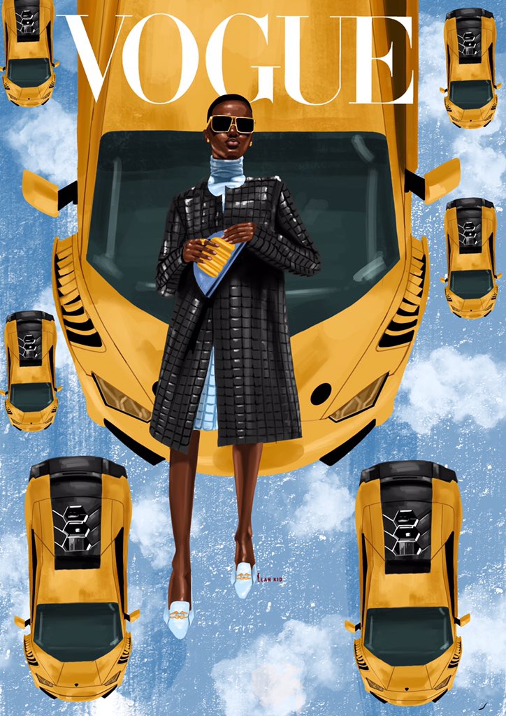 LeanKid's tweet photo. Vogue covers but as my illustrations #voguechallange https://t.co/UrXPFlQdSm