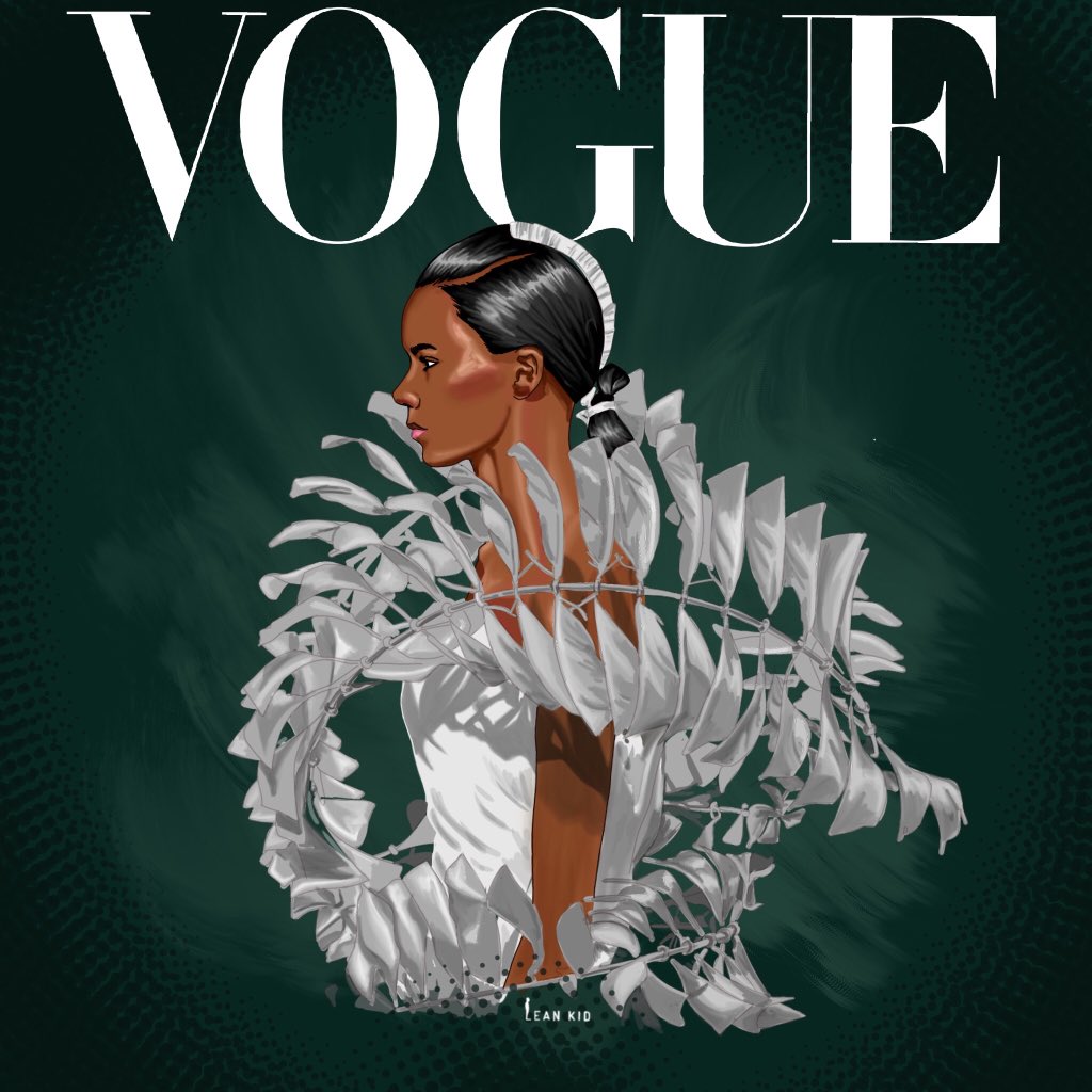 LeanKid's tweet photo. Vogue covers but as my illustrations #voguechallange https://t.co/UrXPFlQdSm
