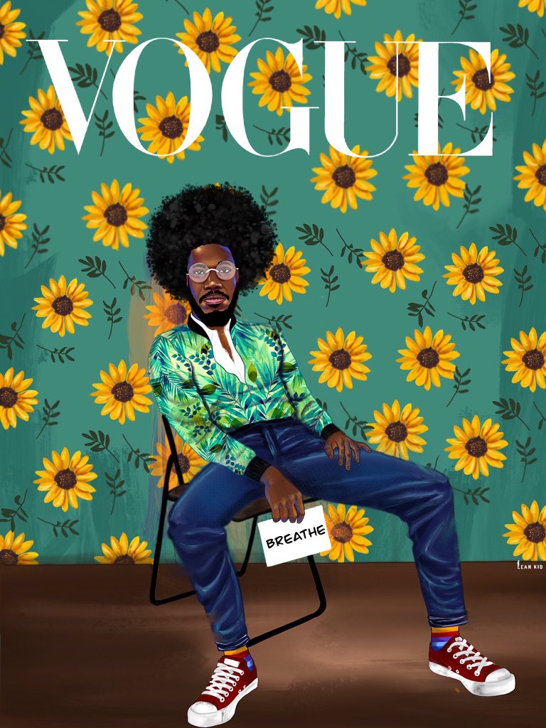 LeanKid's tweet photo. Vogue covers but as my illustrations #voguechallange https://t.co/UrXPFlQdSm