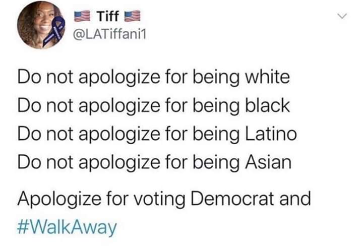 BookLov53538347's tweet photo. Yes! 100% unapologetic for who God made me! #BowToNoMan #VoteRed #democratsdestroyamerica #WalkAway https://t.co/AL7HDKZYJH