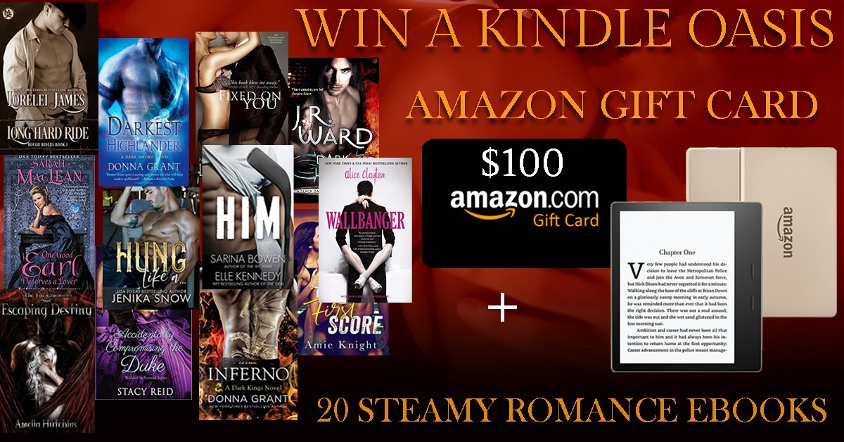 🔥Win Kindle Oasis + $100 Amazon Gift Card + 20 Steamy Romance eBooks.🔥
bookthrone.com/steamy-romance…