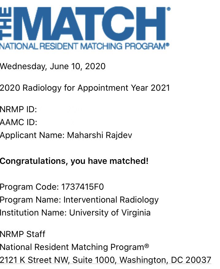 MaharshiRajdev's tweet photo. I am incredibly humbled and honored to have matched at the University of Virginia! Thank you to all my mentors, friends and family who helped me along the way. Congratulations to all who #matched today! #IRad #IamIR #radres @UVA_IR @SIRRFS @SIRspecialists https://t.co/aRC4RkkuG6