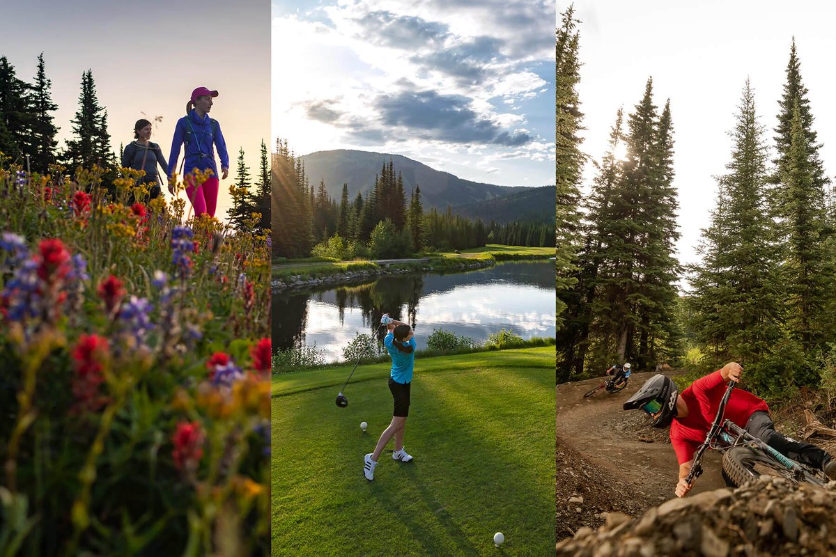 Summer operations for the @sunpeaksgolf Course, bike park and lift-access hiking kick off this month, so you can enjoy wide-open spaces and a fresh air environment. Summer day tickets and season passes are now on sale. Get all the details here: sunpeaksresort.com/explore/news-u…