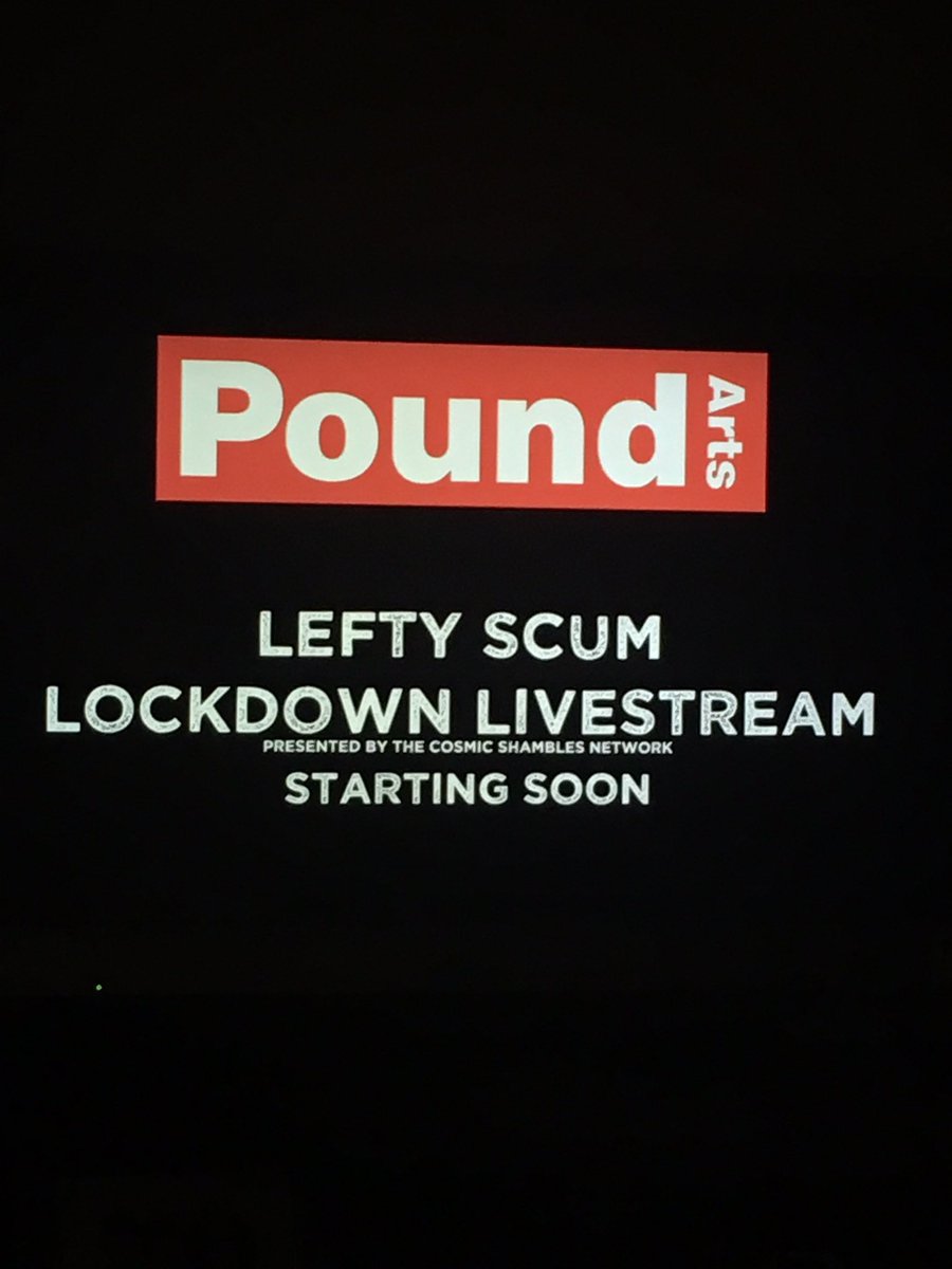 Excited to see #lefty scum again! @Jonny_Baptists <a href="/JosieLong/">Josie Long</a> <a href="/gracepetrie/">Grace Petrie</a> - happy to donate to <a href="/poundarts/">🇺🇦Pound Arts🇺🇦</a> for the fun evening ahead! X