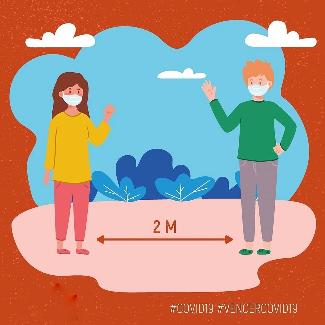 neumonorte's tweet photo. Recuerda mantener un distanciamento físico de 2 metros en todo momento al salir de casa y utilizar mascarilla. 
.
.
.
#neumonorte2020 #distaciamiento #2metros #covid19 #vencercovid19 #precaución #salud https://t.co/xdCPXdp0Jj