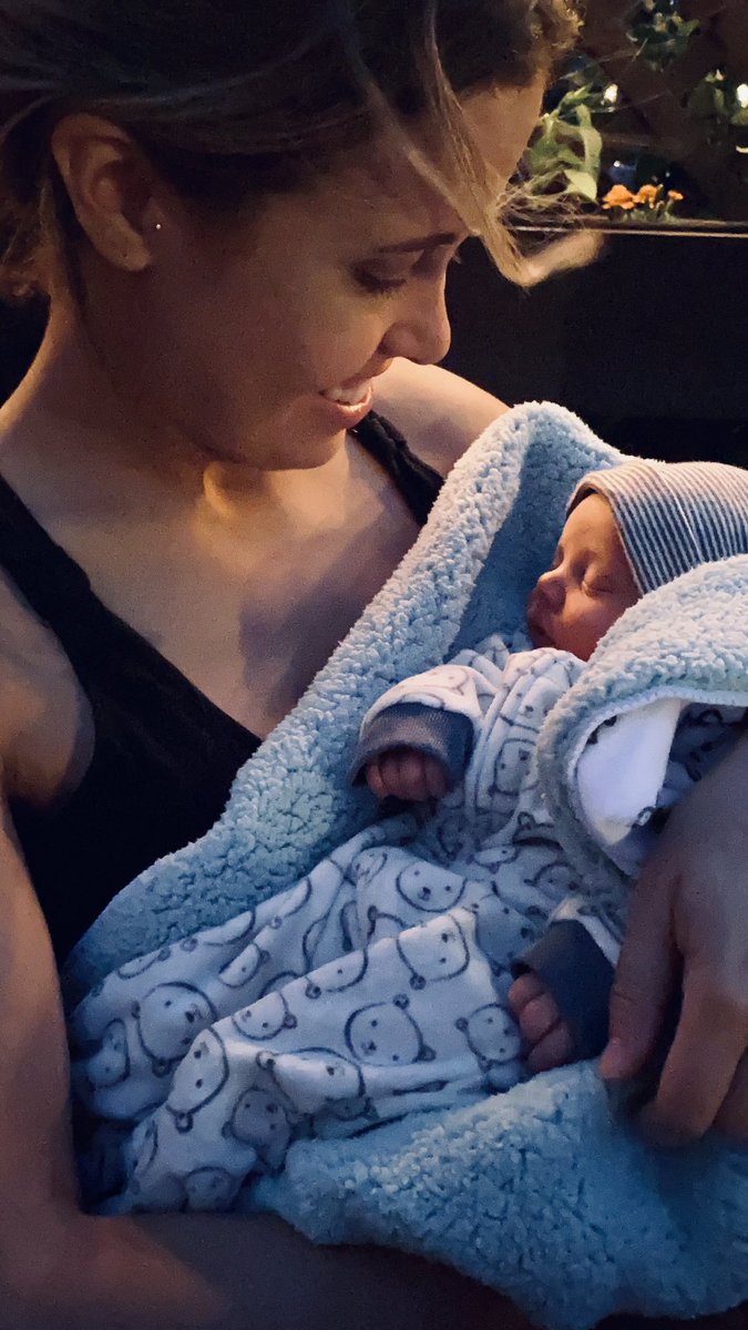 laurenkostiuk_'s tweet photo. Say hi to Michael Walter—my new baby nephew!
I wasn’t supposed to meet him till the end of June but I couldn’t help it, I had to sneak away for a day and drive to Michigan to hold him!
#thosecheeksthough https://t.co/1WQuCXWxwf