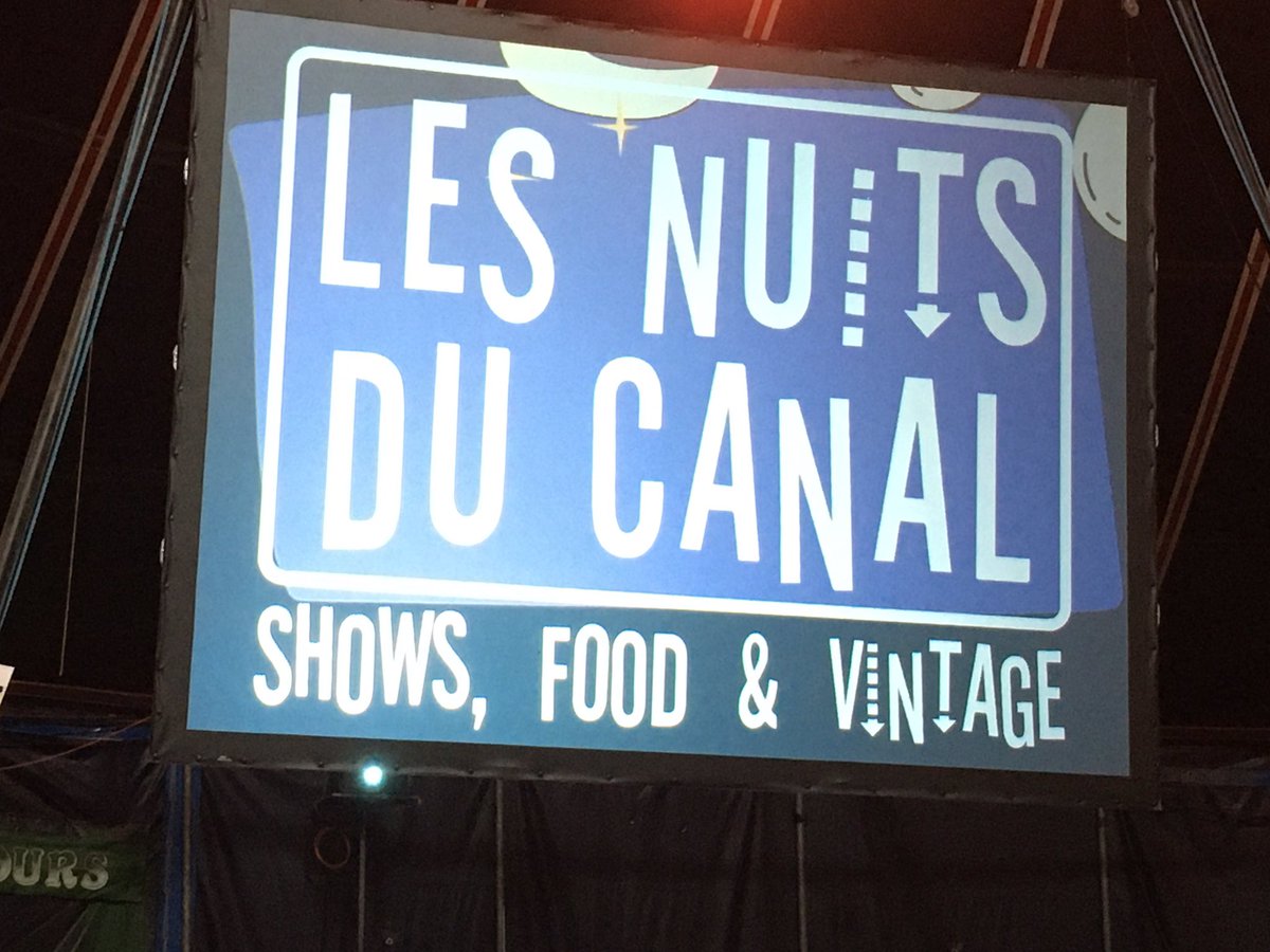 Inauguration des nuits du canal tous les jeudis et vendredis soir