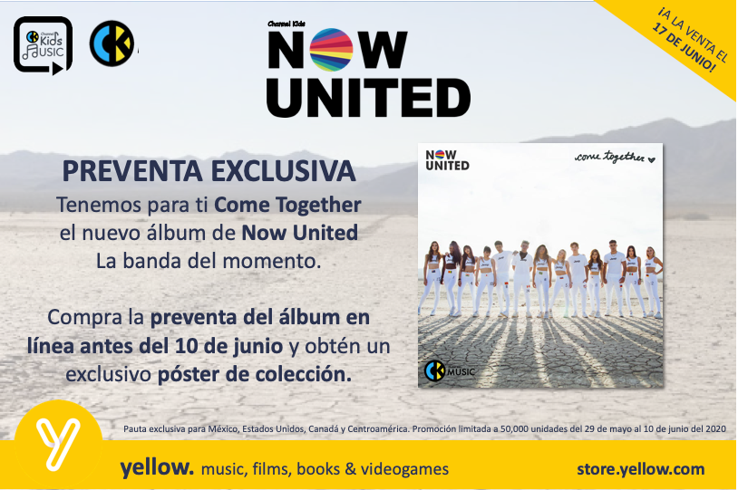 CKMusica's tweet photo. Compra la preventa de Come Together en @yellowstoretwit y obtén un exclusivo póster de regalo!!! https://t.co/1AxIbnO3Qr