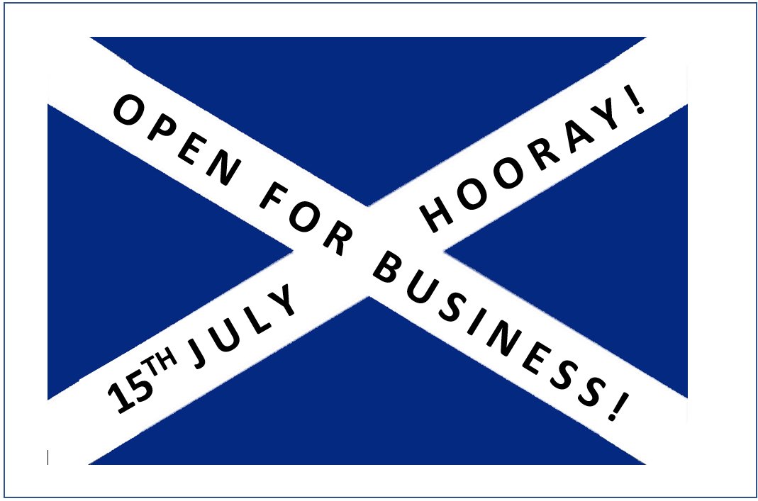 The Scottish Government has finally come to its senses. A brave &amp; sensible decision. #Scotland is officially about to be open for business but only if people behave. PLEASE, PLEASE respect the SG’s guidance for the sake of all who are desperate to get back to business safely.