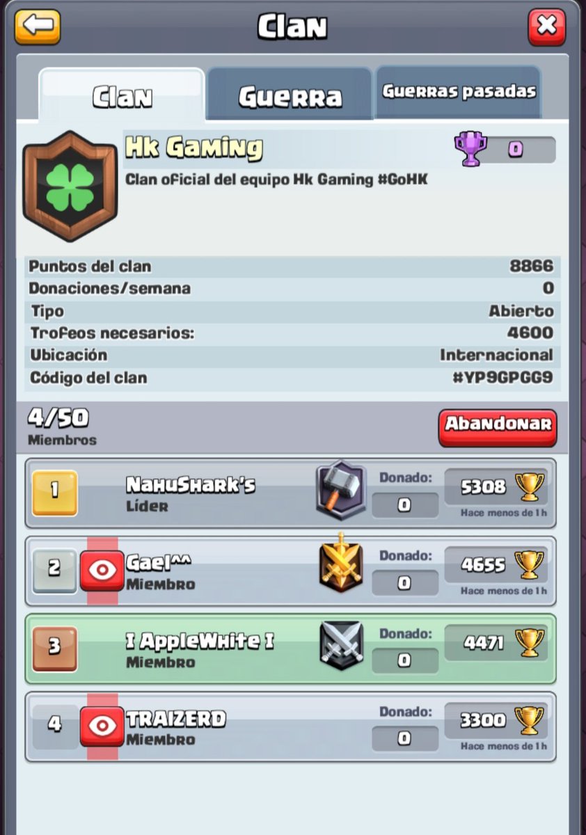 HakaiKnights's tweet photo. #ClashRoyale 
📰 Hemos abierto nuestro clan en CR ¿Qué esperas para unirte? 

Próximamente daremos más noticias. 🤭

RT se agradece. https://t.co/WLbee805f0