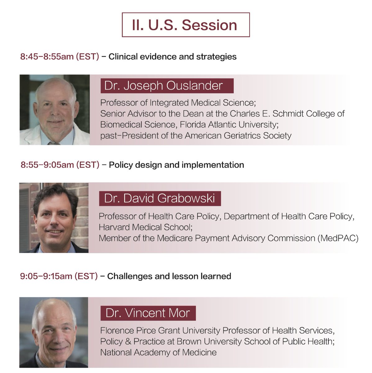 FangliGeng's tweet photo. Webinar: Post-acute care and rehabilitation during the COVID19 pandemic-insights from China, U.S. and Europe. Speakers include @AdelinaCoHe,Jianan Li,Lei Zhao,Zhanchun Feng,Jian Wang,@JOuslander @DavidCGrabowski @themoruknow @wilcoachterberg Till Bärnighausen @Knappem Tingjun Liu https://t.co/tCmuUme3LR