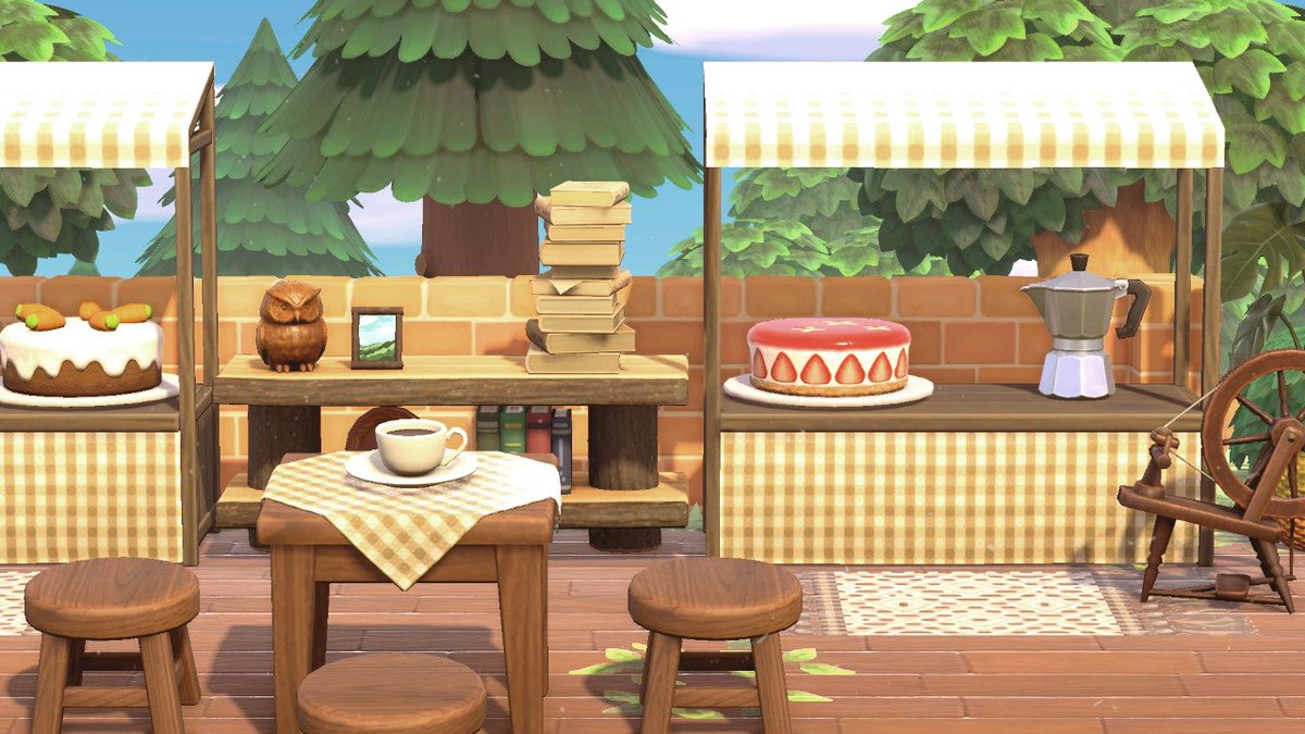 maple__dreams's tweet photo. made maple bay a lil coffee shop/cafe area 🍂☕️ #acnh #animalcrossing #animalcrossingnewhorizons https://t.co/8Wgbjb8C1B