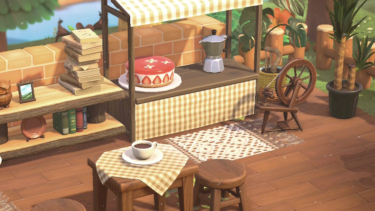 maple__dreams's tweet photo. made maple bay a lil coffee shop/cafe area 🍂☕️ #acnh #animalcrossing #animalcrossingnewhorizons https://t.co/8Wgbjb8C1B